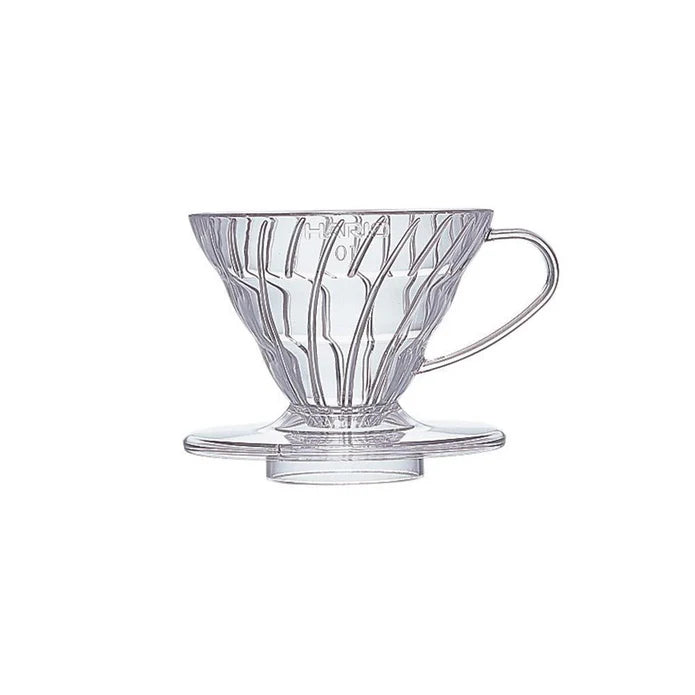 Hario V60 Plastic Coffee Dripper (Size 01, Clear)